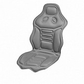 Накидка на сиденье с подогревом SKYWAY с терморегулятором 2 режима 120х51см 12V серый