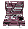 Набор инструмента THORVIK 1/4", 1/2"DR с головками торцевыми 12-гранными, 82 предмета (TS082/12 )