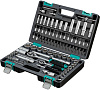 Набор инструментов STELS 1/2" 1/4" CrV пластиковый кейс  94 предмета 