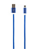 Кабель Red Line USB-micro (2м) нейлон,синий