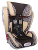 Автокресло SIGER ART "Индиго ISOFIX" коричневый ромб, 1-12 лет, 9-36 кг, гр. 1/2/3 АКЦИЯ! СКИДКА-25%