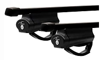 Багажная система "LUX" БЭЛТ с дугами 1,2м прямоугольными в пластике  для а/м с рейлингами