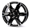 Диск Alutec Titan Diamond Black Front Polised 7,5*17/6*130 d84,1 ЕТ55