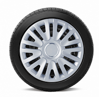 Колпаки на колёса AUTOPROFI, PP WC-1105 SILVER (16) пластик компл. из 4 шт.