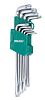 Набор ключей Torx T10-T50 9шт длинных ВОЛАТ