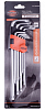 Набор ключей Г-образных TORX с отверстием TH10-TH50 "AV Steel" 9 предм. AV-369309