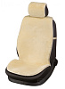 Накидка на сиденье меховая "PSV" Jolly Wool на переднее сидение бежевый 118*55 /25*32(овечья шерсть)