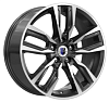 Диск K&K Борэй Алмаз Черн 8x18 5x112 ET25 DIA66.6