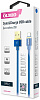 Кабель DELUXE ,USB 2.0-Tyre-C 1м 2,1А цвет синий OLMIO