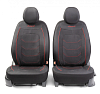 Чехлы ARROW, 11 предметов,жаккард, новое лекало - 3D крой,AIRBAG, красный  ARW-1102BK/RD