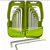 Набор ключей Шестигранных ДЕЛО ТЕХНИКИ (1.5,2,2.5,3,4,5,6,8,10 мм) и TORX (T10,15,20,25,27,30,40,45)