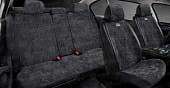 Накидки PSV Decor (Черный), комплект на весь салон, велюр