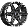 Диск K&K Дистрикт Черный Бри 8x18 6x139.7 ET36 DIA100.1