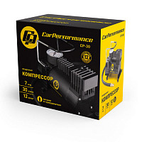 Компрессор воздушный CAR PERFORMANCE, 30 л./мин., 12V/12A, 140W, 7 Атм., шланг 0,6 м