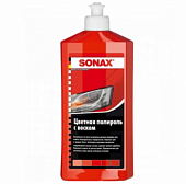 Полироль кузова SONAX 500мл с воском красная
