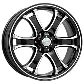 Диск K&K Балеар Алмаз Черн 7.5x18 6x114.3 ET30 DIA66.1
