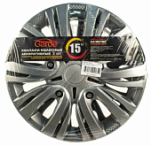 Колпаки R-15 Лион Silver карбон 2шт Garde GW1506