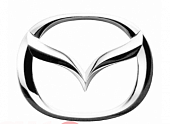Эмблема хром SW Mazda малая (76x62мм)