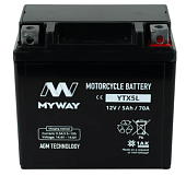 Аккумулятор MYWAY BIKE YTX5L, Китай