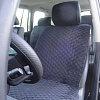 Накидки на сиденья 888 М комплект (чёрные) (комплект на весь салон)