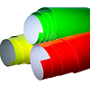 Пленка Флуоресцентная зеленый (1,0*30 м) продажа по 1 пог. метр.
