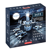 Светодиодные лампы MTF Light серия CYBER LIGHT MINI H11/8/9/16, 12V, 45W, 3750LM, 6000K, кулер, к-т. Светодиодные лампы MTF Light серия CYBER LIGHT MINI H11/8/9/16, 12V, 45W, 3750LM, 6000K, кулер, к-т.