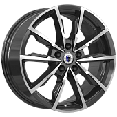 Диск K&K Меренге Алмаз Черн 7.5x17 5x114.3 ET40 DIA67.1