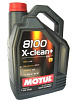 Motul 8100 X-clean + 5W-30 моторное масло 5л. (6 литров  по цене 5)