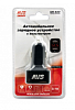 USB автомобильное зарядное устройство AVS 2 порта UC-523 (3А,черный) с вольтметром