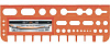 Полка для инструмента 47,5 см, оранжевая / Stels