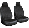 Накидки A2DM Меховы на перед. сидения Черный  2шт, сумка