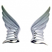 Шильдик SHK 024 "Крылья", металл, размер 40*110мм Шильдик SHK 024 "Крылья", металл, размер 40*110мм