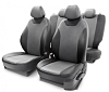 Авточехлы GALLANT, экокожа/алькантара  AIRBAG, черный/т.серый GAL-1505 AF BK/D.GY