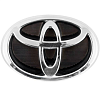 Эмблема хром SW на решетку радиатора Toyota (123x85мм)