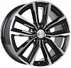 Диск K&K Лацио Алмаз Черн 7.5x17 5x114.3 ET45 DIA67.1