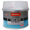 Шпатлевка NOVOL FiberMIKRO 500гр с отвердителем