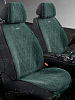 Накидки PSV Atom 2 FRONT (Зеленый), на передние сиденья, алькантара