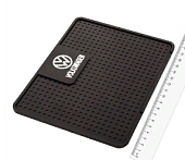 Коврик панели противоскользящий SW с бортиком с малой эмблемой Volkswagen 180*135*4мм