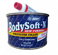 Шпатлевка Body Soft 211 полиэстерная 372гр+отвердитель 8гр