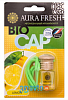 Ароматизатор воздуха подвесной AURA FRESH BIO CAP Lemon BC006 