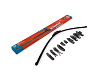 Щетка с/о бескаркасная 28"/70см, 11 адаптеров AUTOPROFI  ULF-28