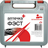 Аптечка автомобильная  "Фэст" (новый состав) серая.красный.