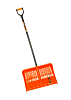 1731-ч FINLAND ORANGE Лопата снеговая 550х385х1515 мм, деревянный черенок
