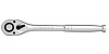 S1R372 Трещоточная рукоятка с металлической ручкой 1/4"DR, 72 зубца