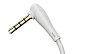 Кабель AUX hoco угловой Белый