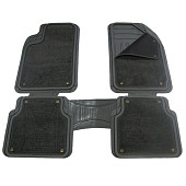 Коврик PSV TRANSFORMER-I 12 (5ч) 72,5х50 50х55 Черный.Авт-е. универс. резина+ворс отстег