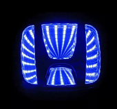 Эмблема HONDA ACCORD с синей подсветкой (3D эффект)