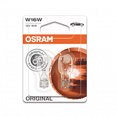 OSRAM 12V W16W ORIGINAL Лампа 2шт в блистере