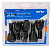 Секретки Herzog Болт M12х1.25х22 черный HL1 1040