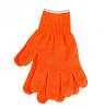 Перчатки МИ трикотажные  акрил ,оранжевый  " Сибртех "